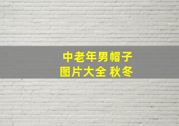 中老年男帽子图片大全 秋冬